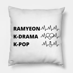 My Heart Beats to Anything Korean Pillow