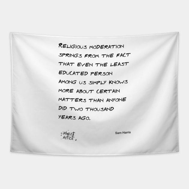 Sam Harris quote Tapestry by DJVYEATES