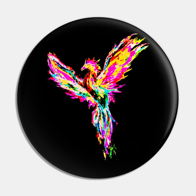 rainbow phoenix Pin by Trashfox