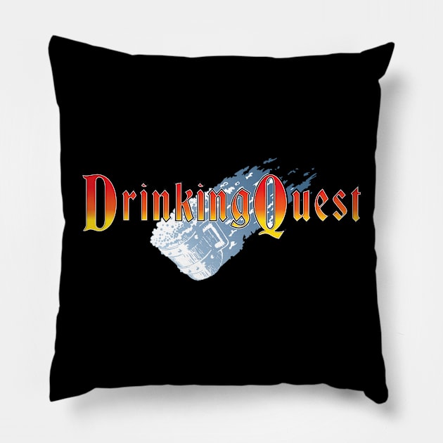 It's a Drinking Game and a Tabletop RPG! Pillow by DrinkingQuest