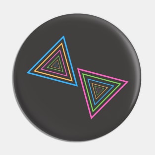 Triangle texture Pin