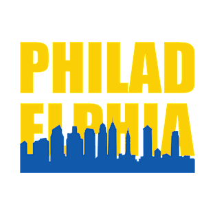 Philadelphia Pennsylvania Skyline Silhouette T-Shirt