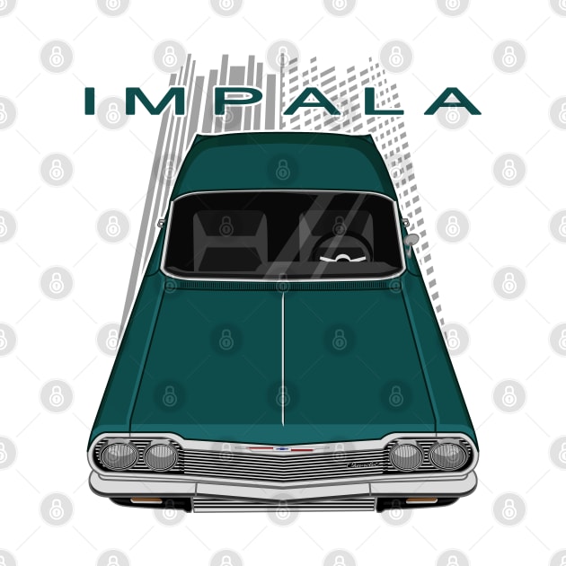 Chevrolet Impala SS 1964 - lagoon aqua by V8social