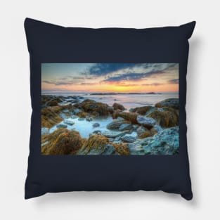 Sunrise Seascape at Sachuest Wildlife Refuge Pillow