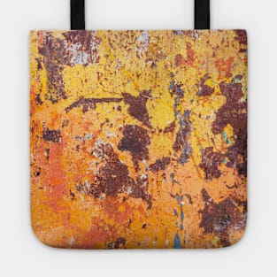 rusty metallic surface peeling Tote