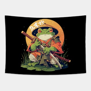 samurai frog Tapestry