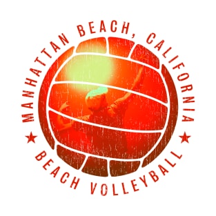 Hermosa Beach, California Beach Volleyball T-Shirt