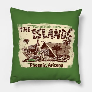 The Islands Vintage Tiki Phoenix Arizona Pillow