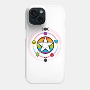 LGBTQ Elemental Pentagram Phone Case