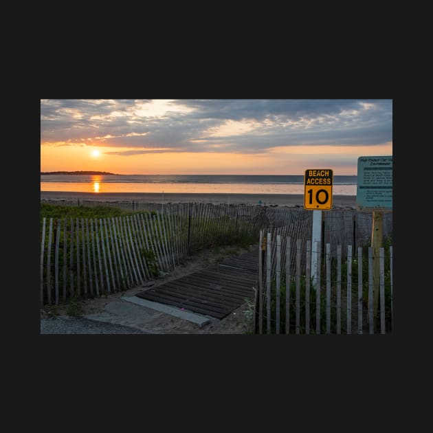 Beach Access 10 Nahant Sunrise Nahant MA Nahant Beach by WayneOxfordPh