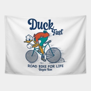 bikers duck Tapestry