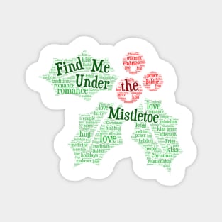 Find Me Under the Mistletoe Magnet