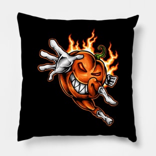 Flying pumpkin Pillow