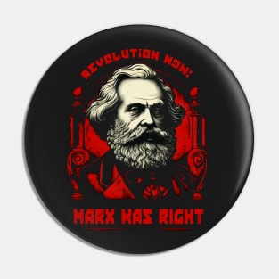 Karl Marx Pin