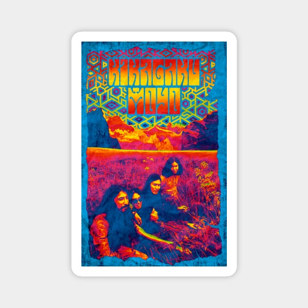 Kikagaku Moyo Psychedelic Poster Magnet by malditxsea