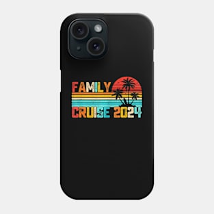 Family Vacation 2024 Making Memories Together Family Cruise Phone Case