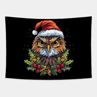 Owl Christmas Tapestry