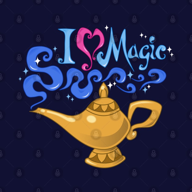 Aladdin's Lamp - I Love Magic by Gartdog