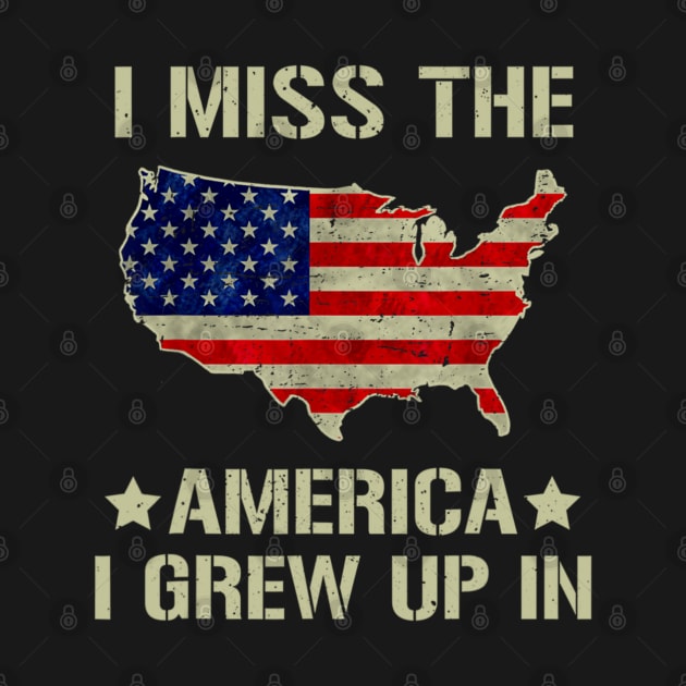 I Miss The America I Grew Up In American Flag by Emily Ava 1