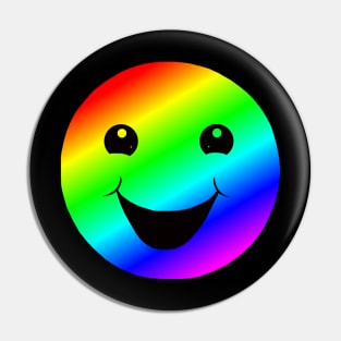Happy Rainbow Smile Pin