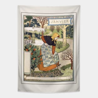 January - Belle Jardiniere Tapestry