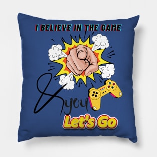 GAMER LET'S GO Pillow