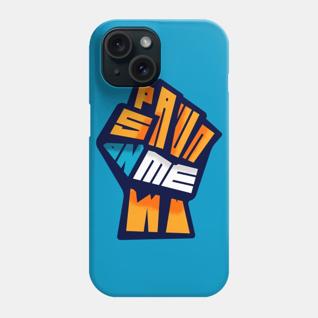 Spawn On Me Black Power Fist (Retro GSW Edition) Phone Case by Spawn On Me Podcast