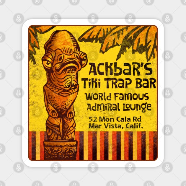 Ackbar's Tiki Trap Magnet by ChetArt