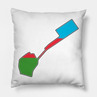 Baku City Circuit [flag] Pillow