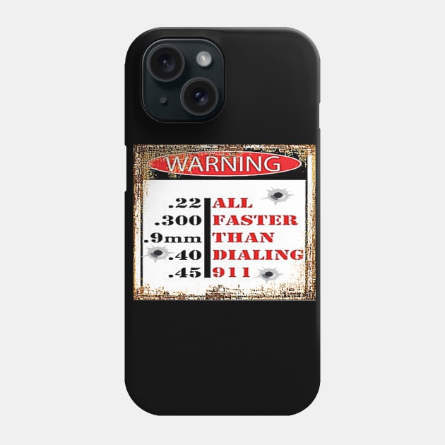 Gun Enthusiast Bullet Shooting Range Enthusiast Phone Case by F&L Design Co.