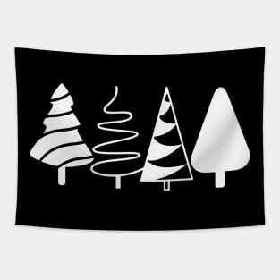 Christmas Trees Ornament Tapestry