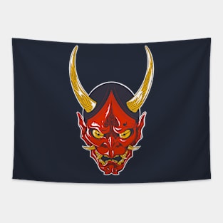 Oni Mask Tapestry