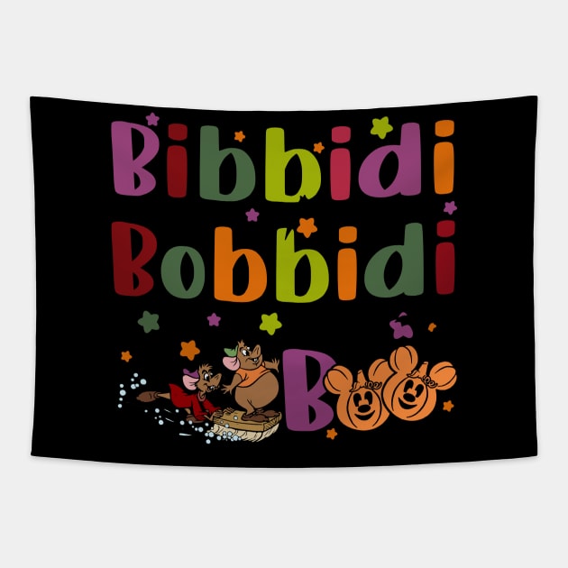 Bibbidi Bobbidi Boo Halloween Tapestry by AllanahCrispen