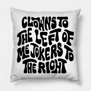 Clowns and Jokers Word Art Pillow