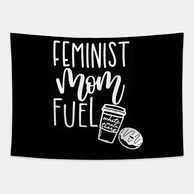 Feminist Mom Fuel Tapestry by ninazivkovicart