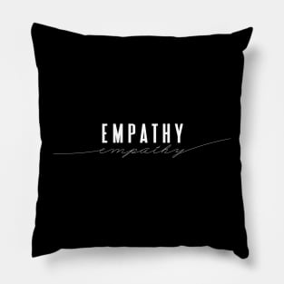 Empathy - Elegant Minimal Design Pillow