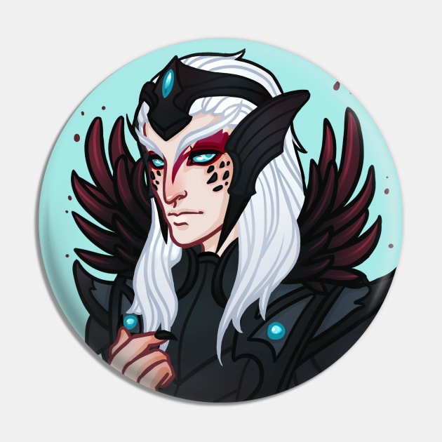 Craven Raven Pin by LinDemonic