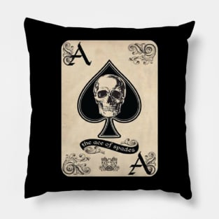 ACE OF SPADES CARD Pillow