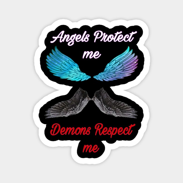 Angel and demons Magnet by EFORYA