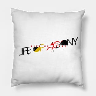 vintage typo Life of Agony Pillow