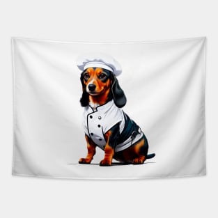 Sous Wiener: The Adorable Assistant Chef Tapestry