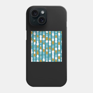 Paper Chain in Gold and Teal Phone Case