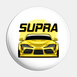 Yellow Supra MK V Pin