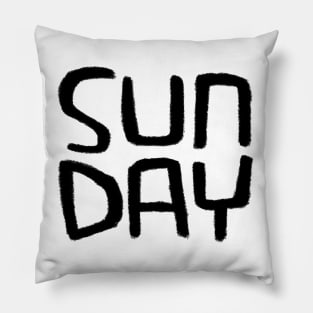 Sun Day, Days of The Week: Sunny Day, Sunday Pillow