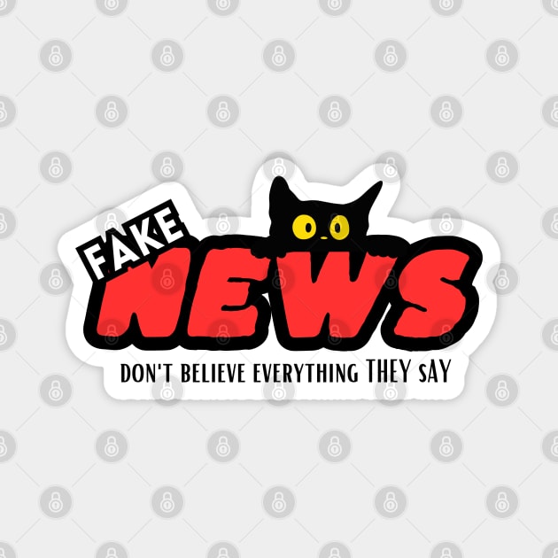 Fake News Magnet by Craftycarlcreations