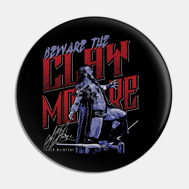 Drew McIntyre Beware Pin by MunMun_Design