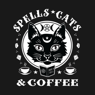 Spells, Cats & Coffee T-Shirt