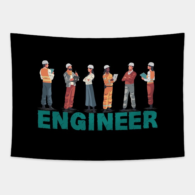 ENGINEER Tapestry by Bombastik