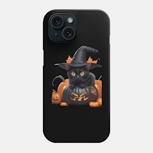 Cat In The Pumpkin Phone Case