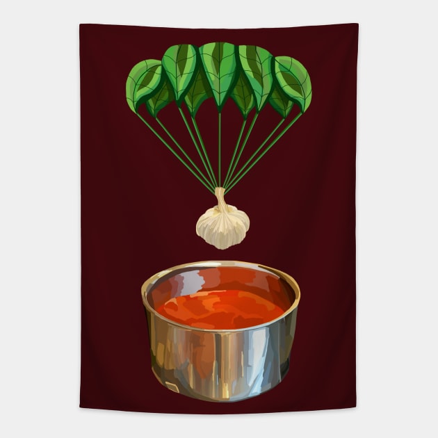 Italian Garlic Basil Tomato Sauce Tapestry by Art by Deborah Camp